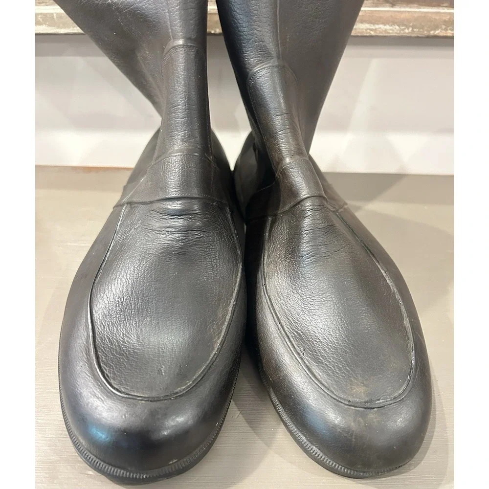 VTG Totes Rubber Ankle Boot Overshoe  X-Large Waterproof Galoshes With Zipper